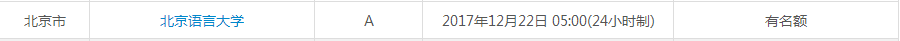 雅思考試報名時間及考點