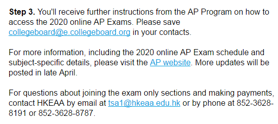 AP考試報名